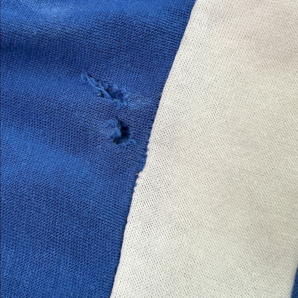Vintage Main Event Gray & Royal Blue Zip-Up Track Jacket - Picture 7 of 8